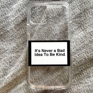 IPHONE 12 QUOTE CLEAR CASE
